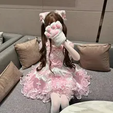 ロリータスタイル ロングウェーブウィッグ【約八十二センチ・フルヘッドタイプ】