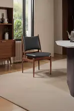 北欧風 レトロ実木ダイニングチェア【シンプルデザイン・カフェ・ホテル用】