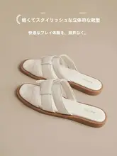 フラットな一字型サンダル【レディース・夏用・カジュアルデザイン・ビーチ用】