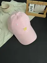 ハート刺繍のシンプルデザイン キャップ【男女兼用・スポーツ・通気性・UVカット】