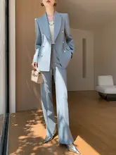 上質な女性用スーツセット【秋冬用・カジュアル・高級感あるデザイン】（セットアップ対応）