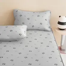 TBH パンダデザインの冷感ソフトマット【洗濯可能・ダブルサイズ】（セットアップ対応）