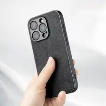 Apple iPhone対応 Alcantara製保護ケース【全包・防衝撃・極薄・滑らかな手触り】