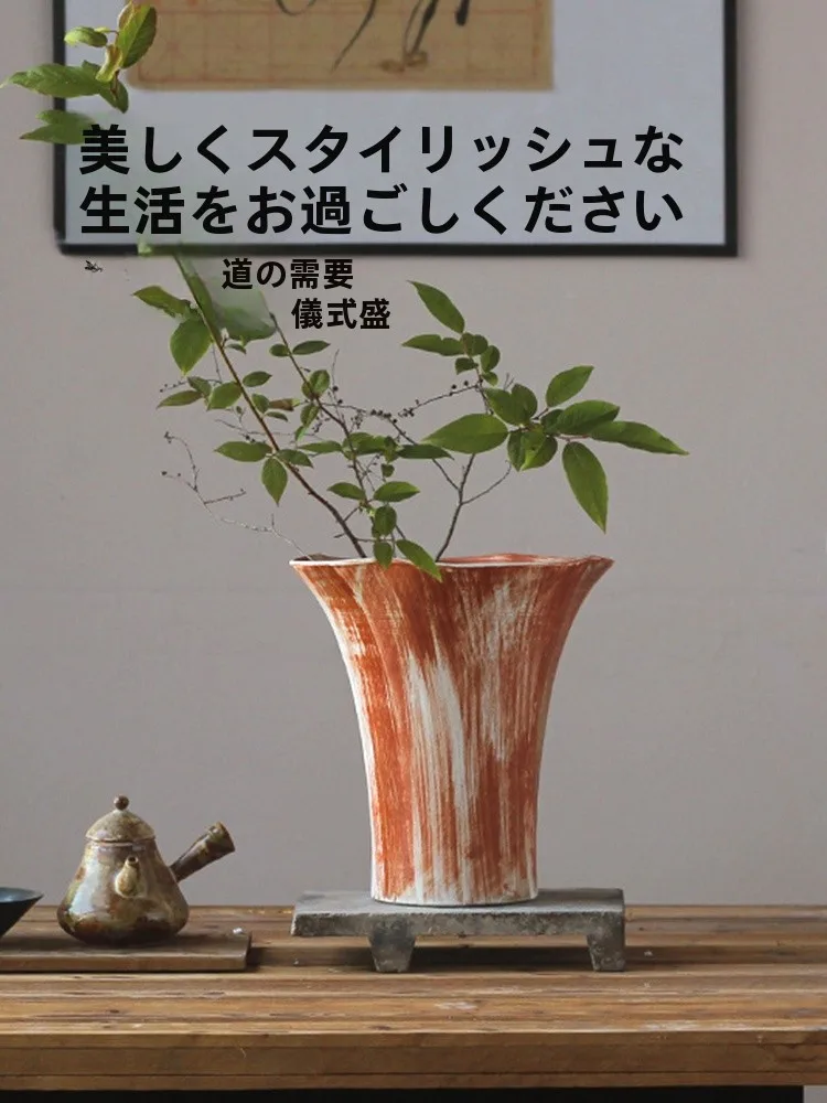 侘寂風オイルペインティング陶器花盆：ビンテージ感とカラフルなデザインの選び方