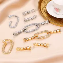 保色の18Kゴールドコーティング パールネックレス【万能接続金具・ダイヤモンド装飾・DIY用ビーズブレスレット用】