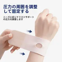 手首保護サポーター【運動用・テニス・ヨガ・腱鞘炎対策】
