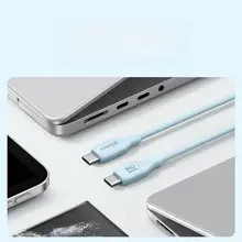 Anker 240Wデータケーブル【ダブルType-C・ノートパソコン用・PD急速充電・iPhone15、Huawei、Android、Xiaomi対応】