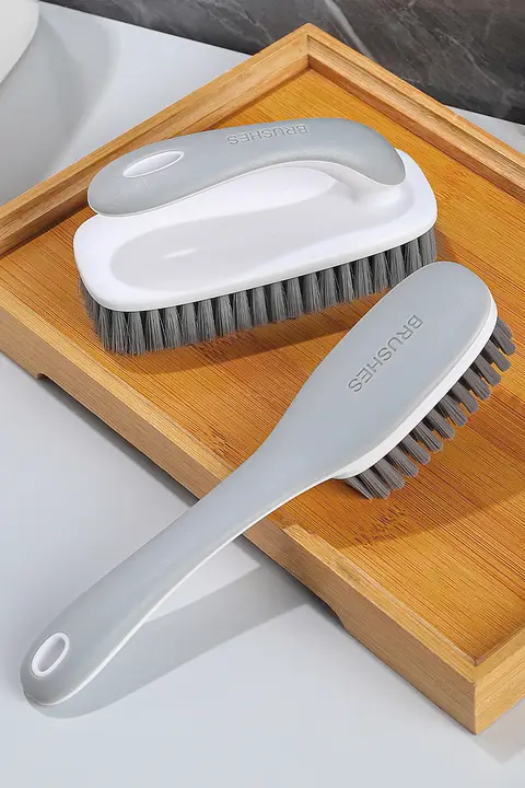 家庭用シューズブラシ【ソフト毛・多機能・洗衣にも対応】
