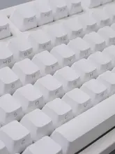 腹灵 MK870 メカニカルキーボード【ホワイト・有線・Bluetooth・タマイズ可能・静音軸】