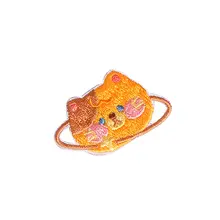 カラフルな動物柄刺繍パッチ【ブックバッグ用・麻布・DIY衣服装飾用】