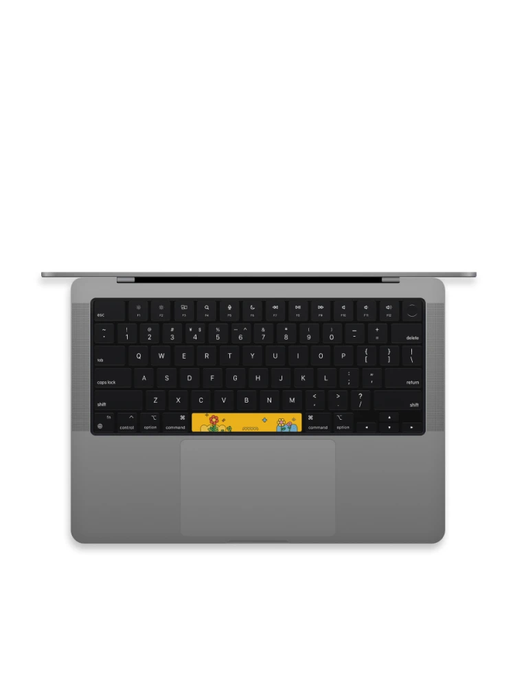 MacBook Air用 スペースキーキーボードステッカー：貼り付け簡単・保護フィルム