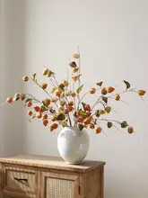 中華風の造花とクルミの飾り物【インテリア・テーブルデコレーション・枯れ木付き】（セットア ップ対応）