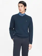 Vネックセーター【秋冬用・純羊毛・保温性】