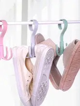 多機能回転式四爪フック【スカーフ・衣類・バッグ収納用】