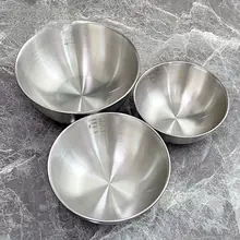 食品級ステンレス製 洗浄用ボウル【サラダや調理用・直辺デザイン】