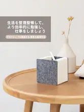 十八紙 デスクトップ用収納ボックス【ペン立て・大容量・クリエイティブデザイン・マルチファンクション】