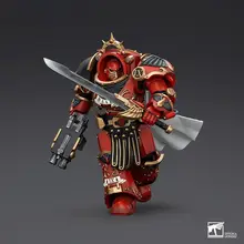 可動フィギュア ウォーハンマー40000 ホーラスヘレシー ブラッドエンジェルズ タルタロス型 ターミネーターアーマー コンスル 塗装済み 「JOYTOY」