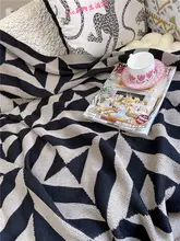 北欧風 チェック柄 ショール【極上の柔らかさ・季節兼用・ソファやベッドに最適】