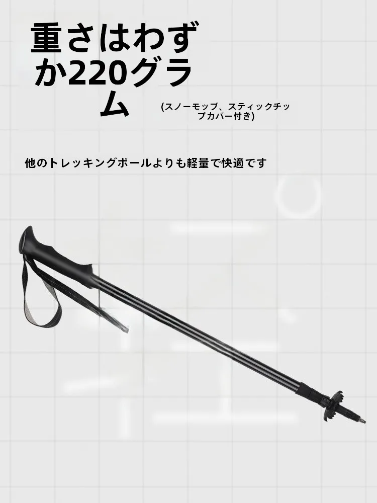 キャンプ道具を節約調達｜実際に使ってみた結果 - 伸縮式登山杖の調整方式と耐荷重