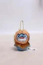 可愛いシャークマスコット付きキーチェーン【ふわふわ・バックチャーム】