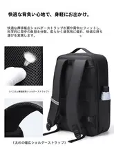 ビジネス向け大容量バックパック【通勤・旅行用・パソコン収納可能】