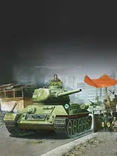 ソ連 T34/85中型戦車1944【平面溶接タワー・全内構造】