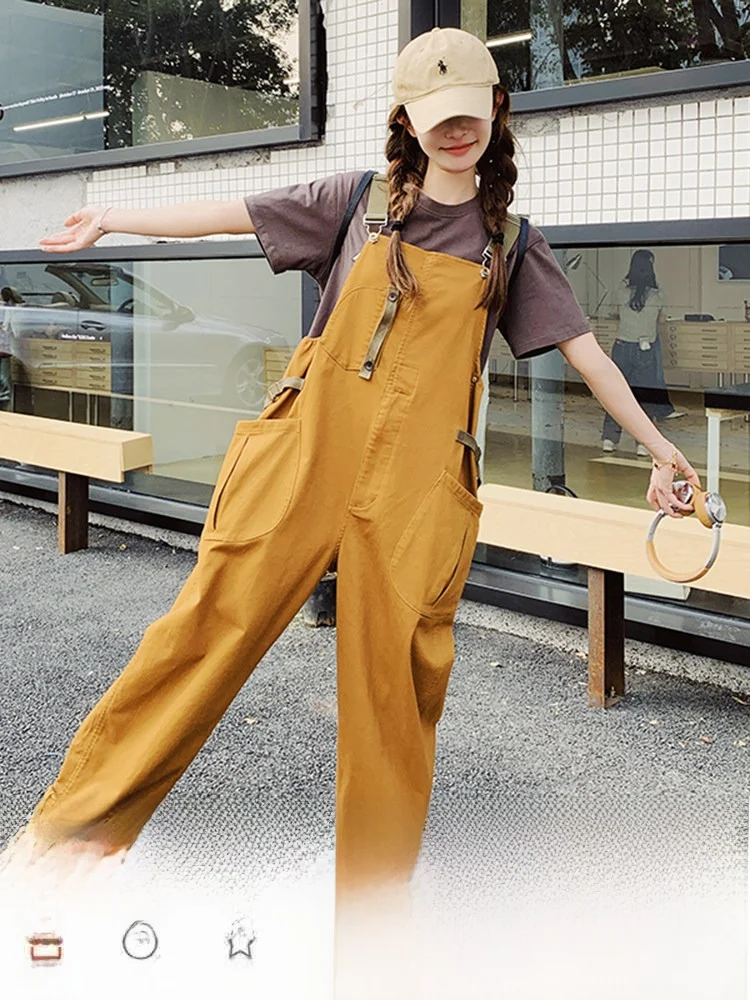 ビアガーデンで汗をかきにくい服装を選ぶには？南瓜色の工装サロペットが解決するリアルな悩み