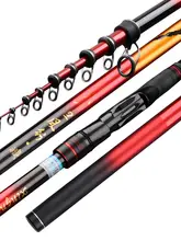 遠投用フィッシングロッド セット【カーボン3号・超硬・大リング付き】