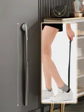 長柄マグネット靴べら【家用・高齢者・妊婦向け・膝を曲げずに使用可能】