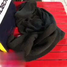 黒のソフトなスカーフ【一度着用すると温かくなる・ユニセックス・快適な素材】