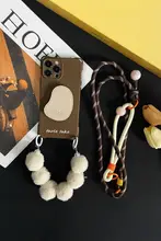 ユニセックス シンプルなグレー革製スマートフォンケース【調節可能なストラップ付き・Apple iPhone 15 Pro Max／14 Pro Max対応】