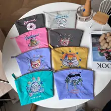 ボールチェーン刺繍ナイロン手提げバッグ【高級感あるデザイン・女性用】