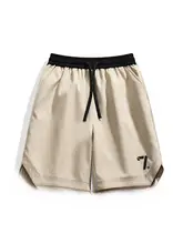 アメリカンレトロスタイルの速乾ショートパンツ【男女兼用・フィット・夏用】（セットアップ対応）