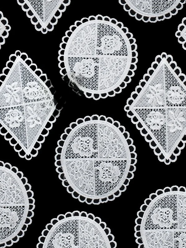 厚手ポリエステル製エンボス刺繍ダイヤモンド布パッチ：ハンドメイド副業で販売しやすい雑貨の実用性と収益性