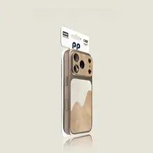 iPhone用 手帳型ケース【幾何学模様・ゴールド・デニム風・スリムデザイン・高級感】