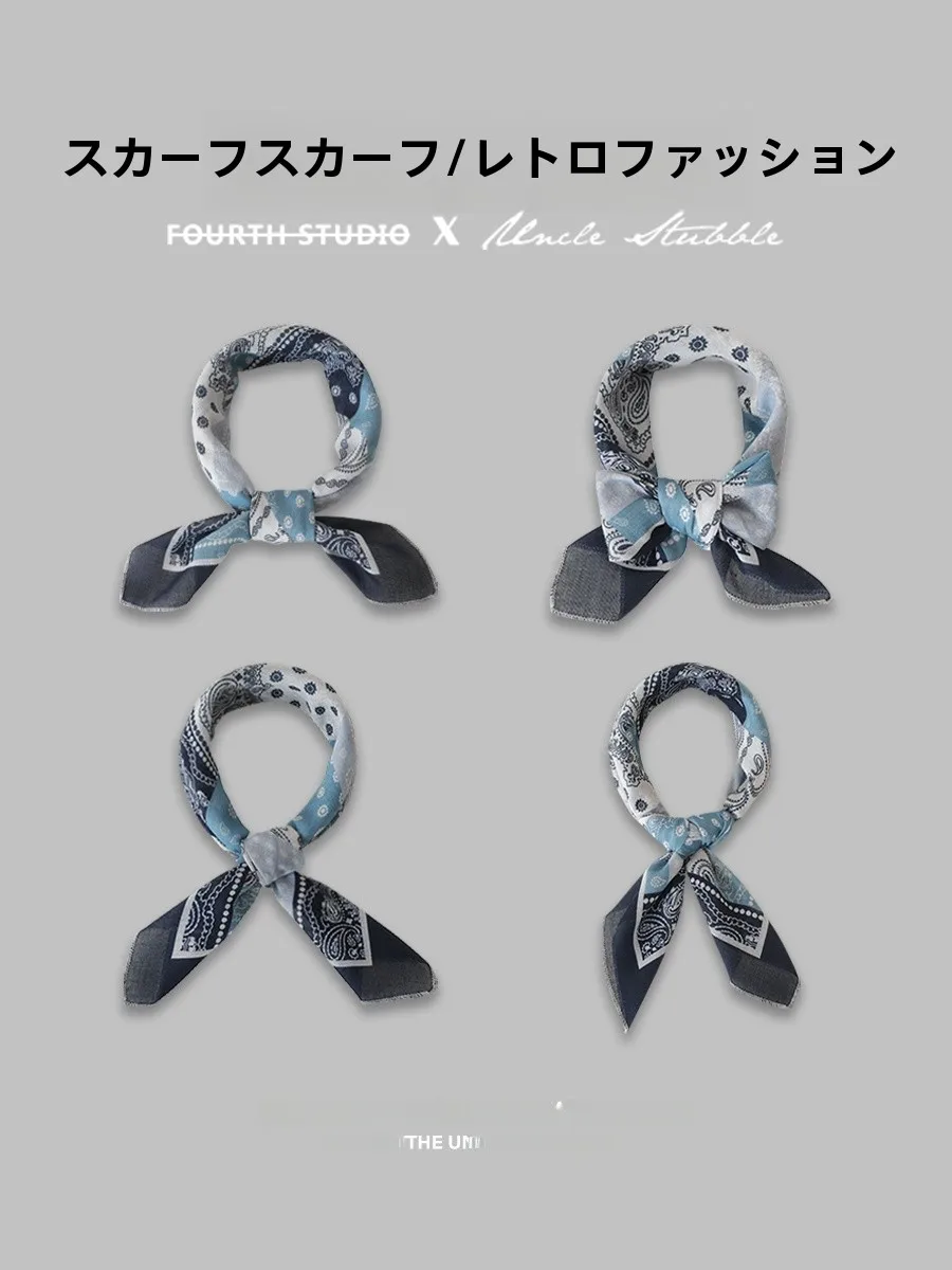 頭にバンダナ どうやってつける？ヴィンテージ風のカシューフラワーが教えてくれるリアルな使い方