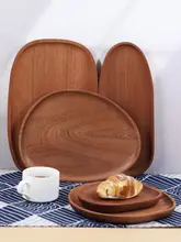 無垢材製 不規則形状のトレー【家庭用・お菓子や茶器用】