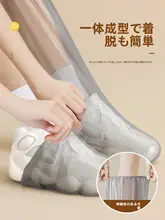 防水タイプの使い捨て雨靴カバー【成人用・滑り止め・厚手・上履き用】