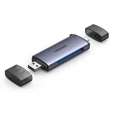 UGREEN USB3.0高速多機能カードリーダー【Type-C変換・CFast2.0対応・OTG機能付き・D4/D5/D6一眼レフカメラ対応】
