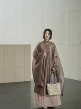 南山の美しさ 伽羅の香り 漢服 長袖立襟シャツとマ面スカート【春夏秋用】