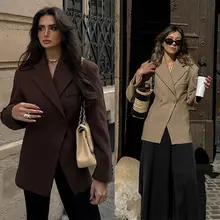 フレンチスタイルのヴィンテージ感あふれるジャケット【シンプル・カジュアル・通勤用】