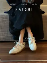 羊皮製 バレエ風メリージェーンシューズ【穴あけ不要・透気性・カジュアル】