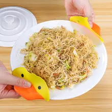 可愛いアヒル型シリコンミトン【防滑・厚手・キッチン用・鍋ふた取り扱い】