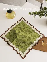 防塵加工された長方形テーブルカバー【シンプルなデザイン・茶室用・ダストカバー】