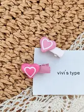 ピンクのドーパミンファッションラブヘアピン