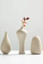 モダン手作り陶器 花瓶【リビング用・個性派デザイン】