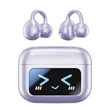 スマート翻訳ワイヤレスBluetoothイヤホン【クリンチ式・ディスプレイ付き・極上の柔らかさ・長時間バッテリー】