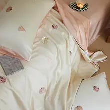 夏用ひんやり寝具【天絲製・洗える・薄手】（セットアップ対応）