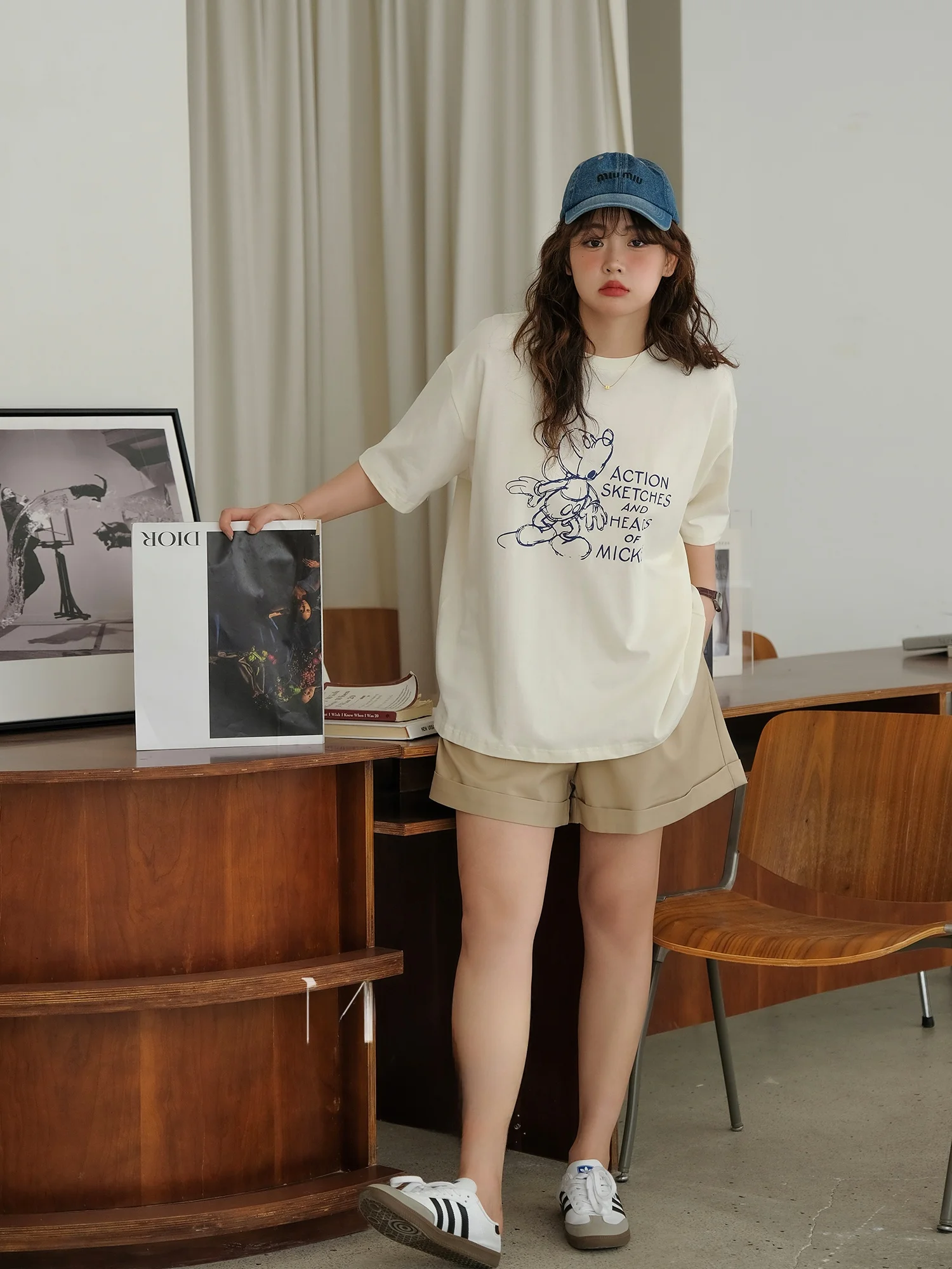 フィットのカジュアルTシャツ：夏用・大きいサイズ・可愛いキャラクター柄の格安おすすめモデル