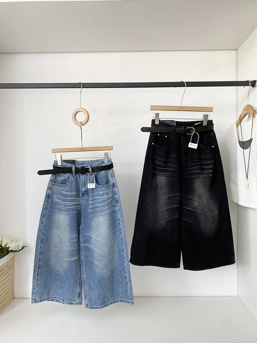 オーバーサイズデニムパンツ：ハイウエスト・通勤風のカジュアルスタイルとは